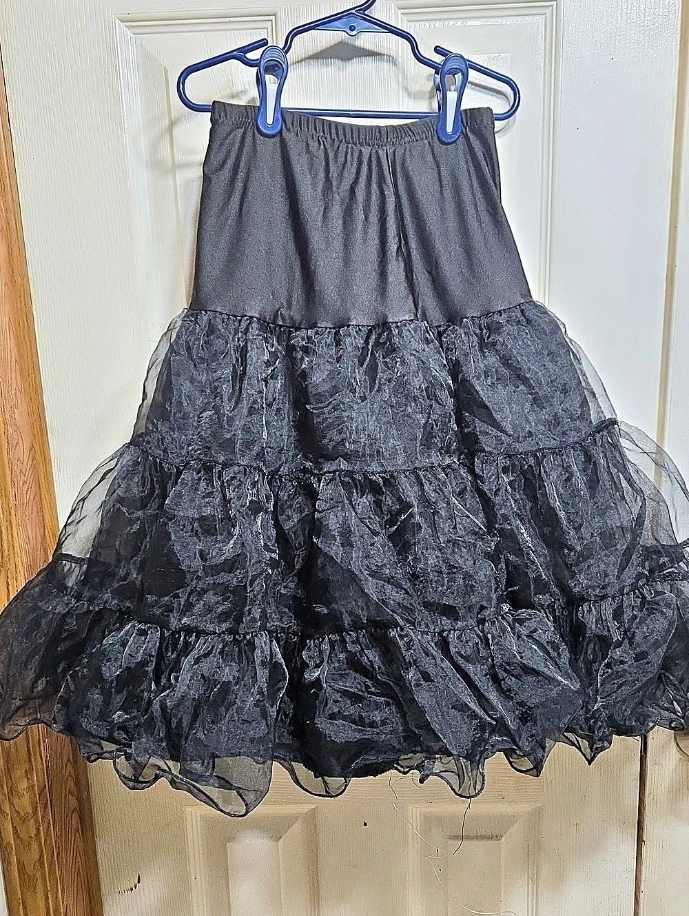 Black Tiered Tulle Skirt